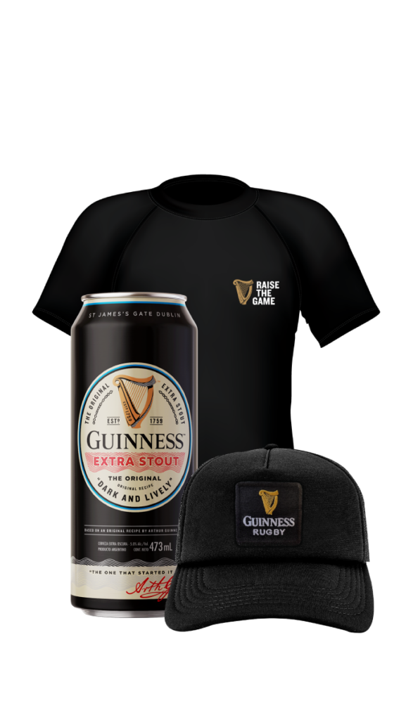 Combo Guinness Rugby Fanático